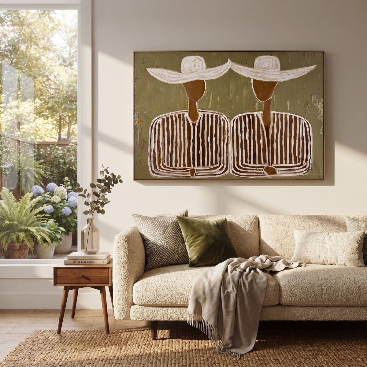 Wide Hats Join Silence - Vintage Americana wall art image 3