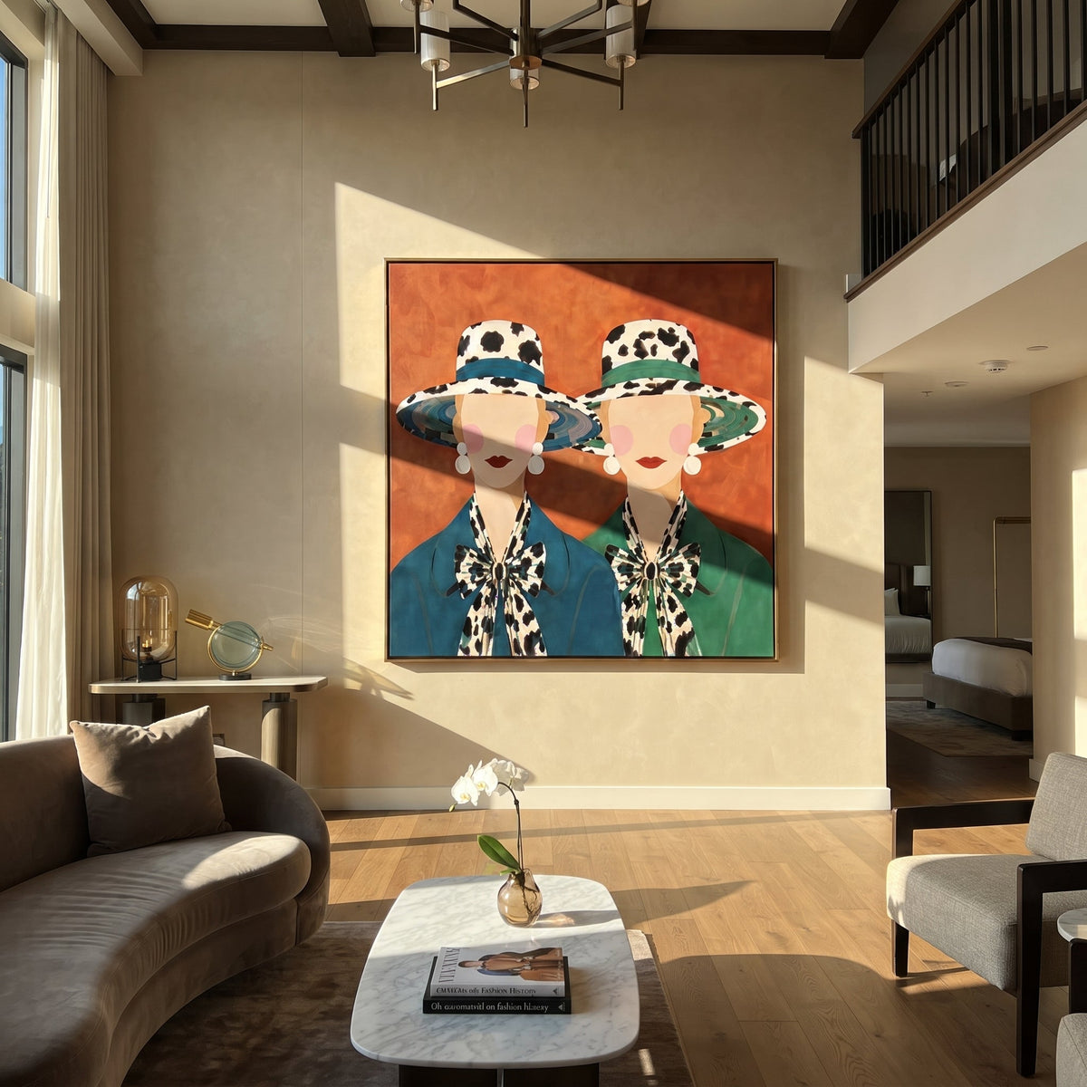 Spotted Brims Meet Terra - Vintage Americana wall art image 5