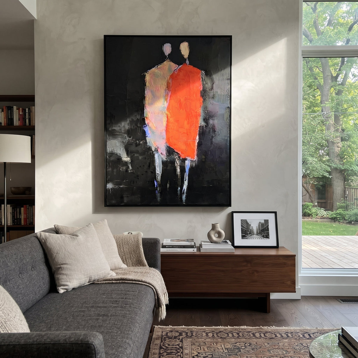 Red Figure Guards Shadow - Vintage Americana wall art image 3