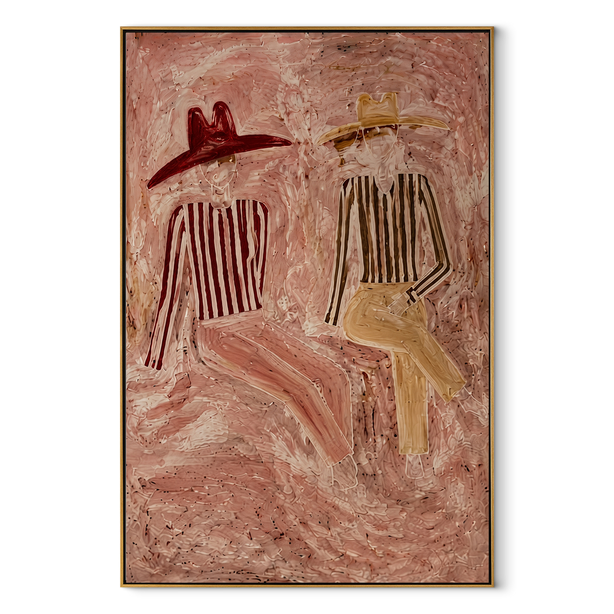 Two Hats Drift Blush - Vintage Americana wall art image 2