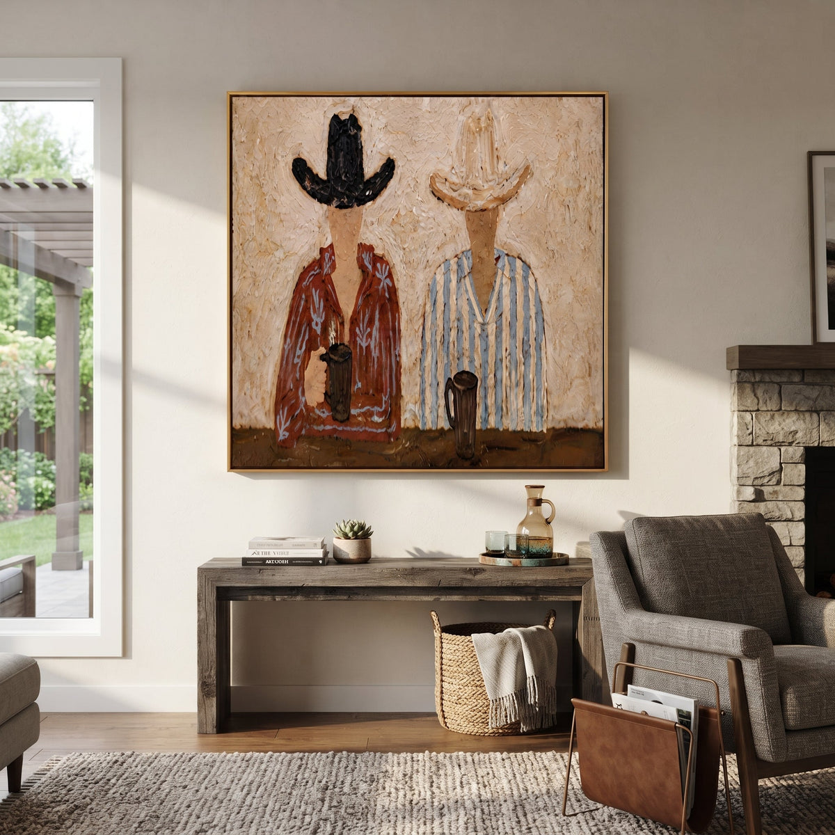 Two Cups Mark Earth - Vintage Americana wall art image 6