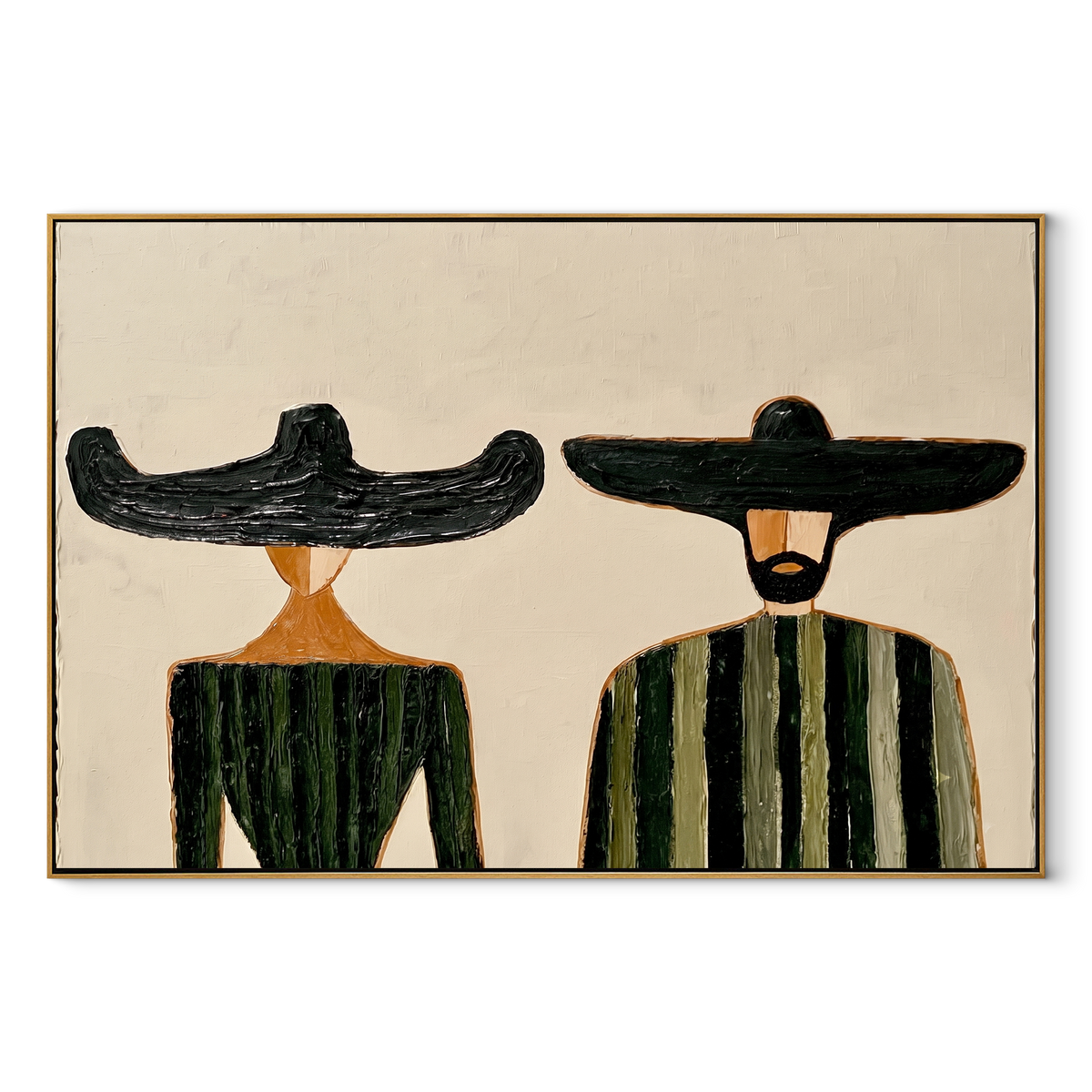 Black Brims Meet Green - Vintage Americana wall art image 2