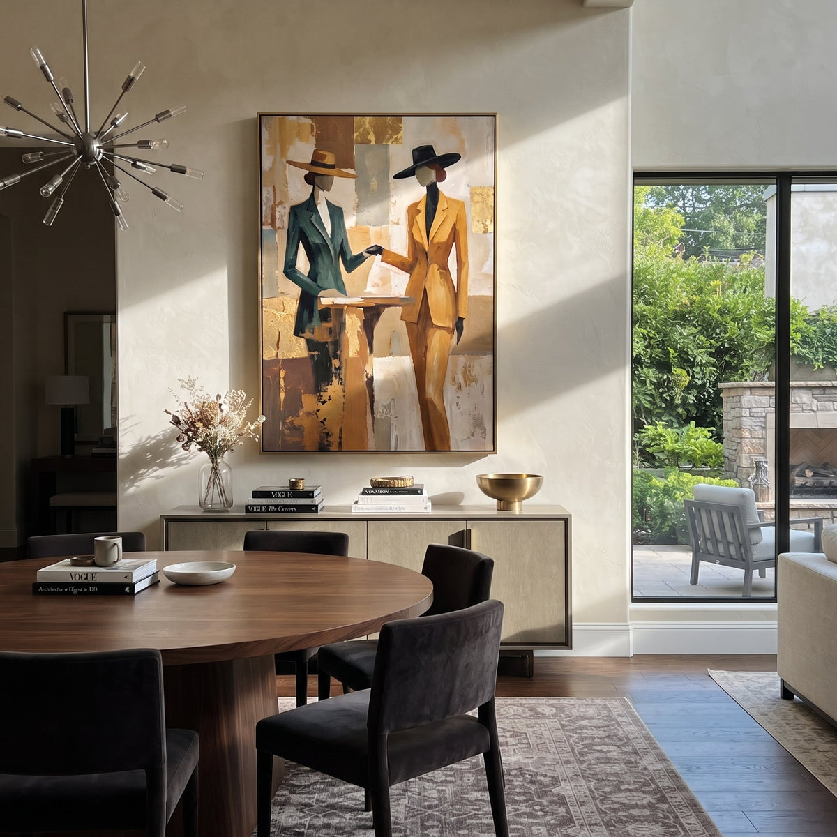Two Suits Trade Quiet - Vintage Americana wall art image 1
