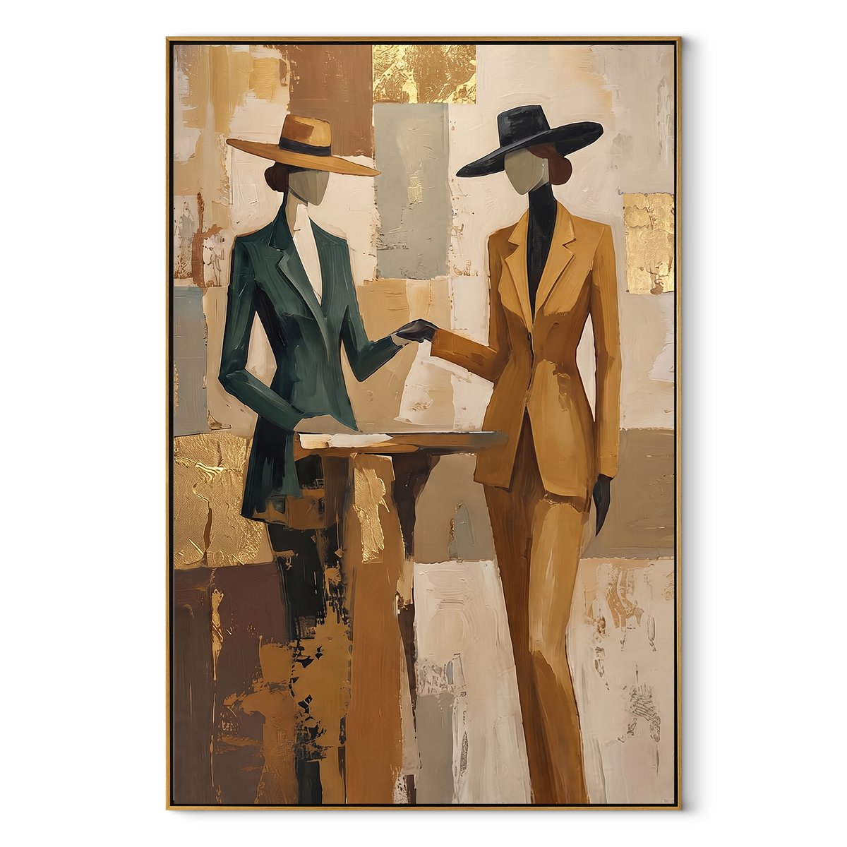 Two Suits Trade Quiet - Vintage Americana wall art image 2