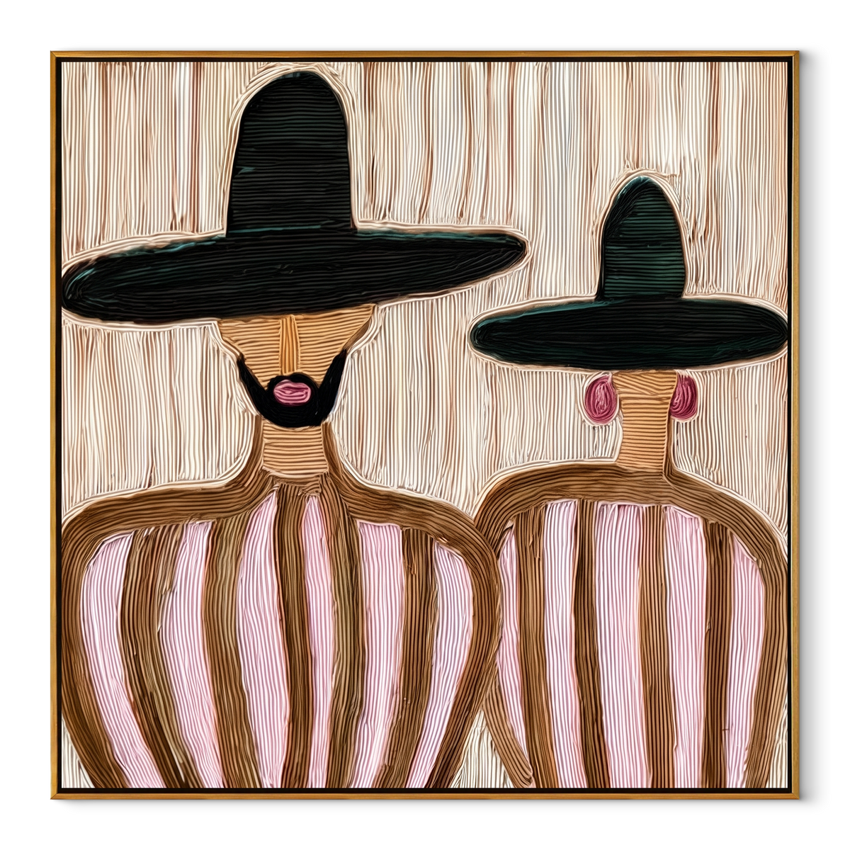 Black Brims Hold Blush - Vintage Americana wall art image 2