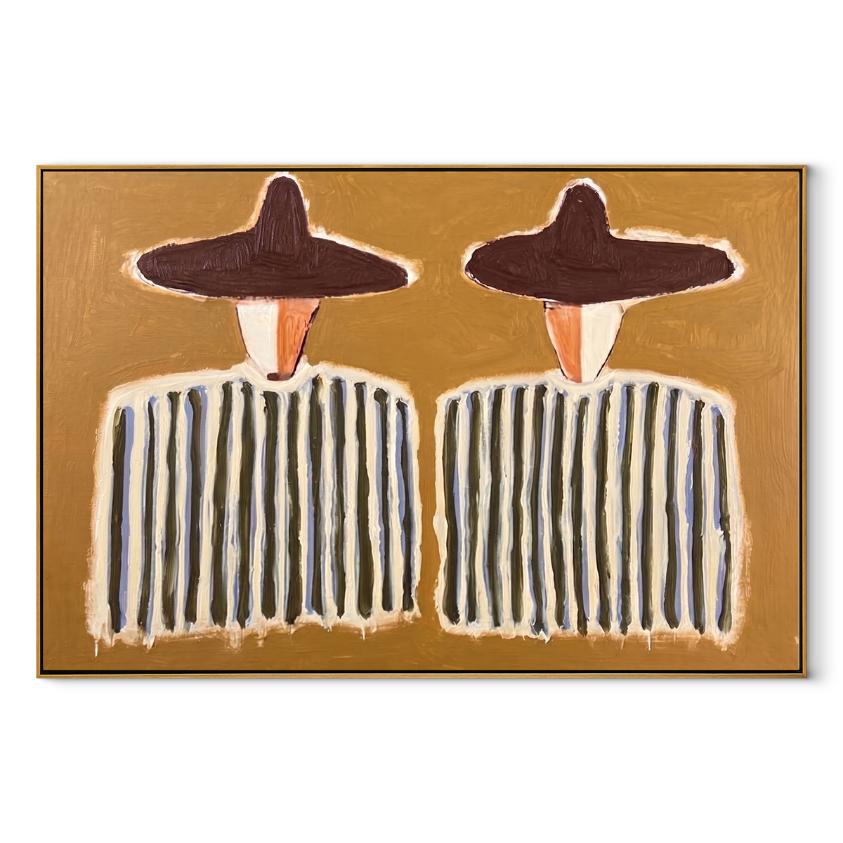 Purple Hats Hold Rhythm - Vintage Americana wall art image 2