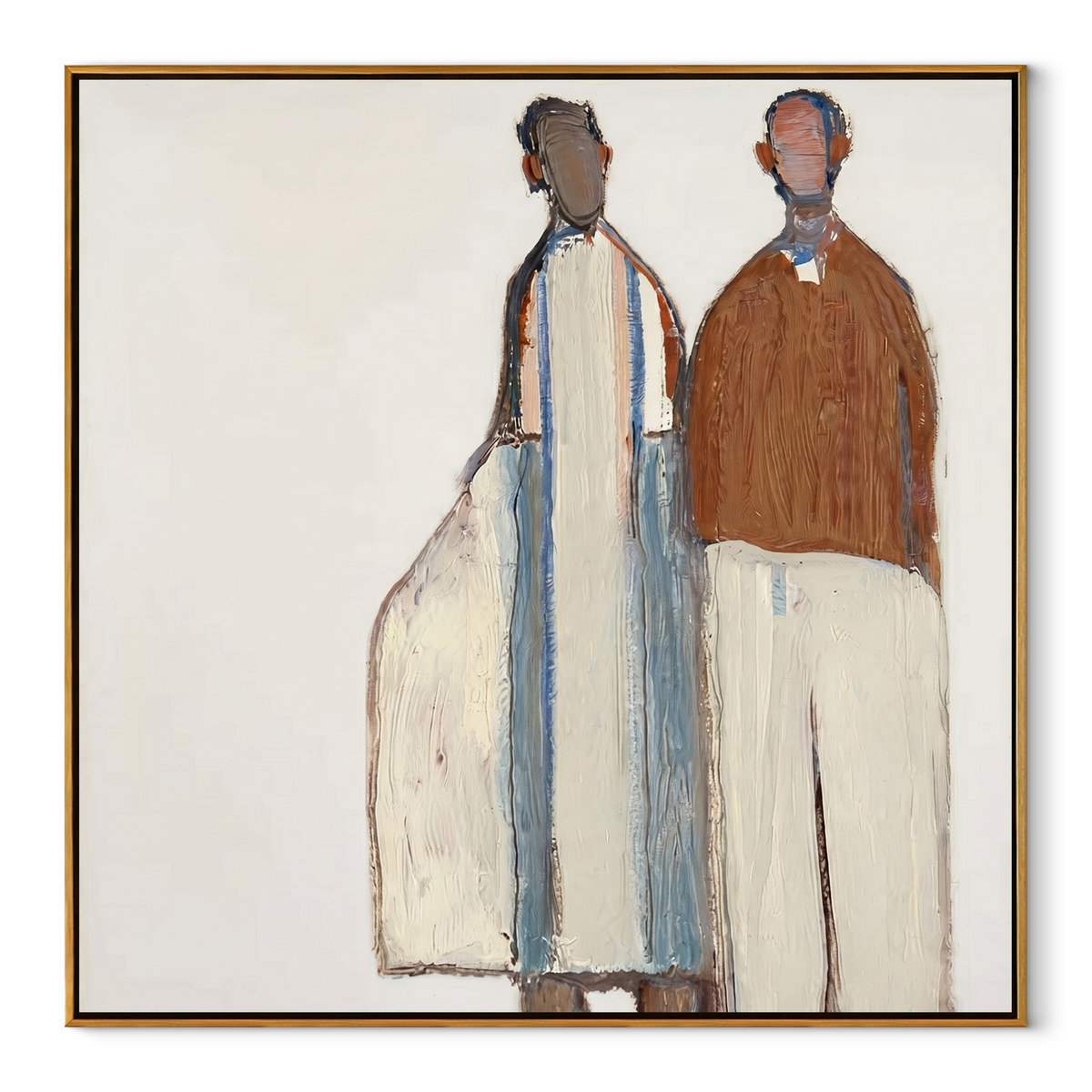 White Forms Hold Distance - Vintage Americana wall art image 2