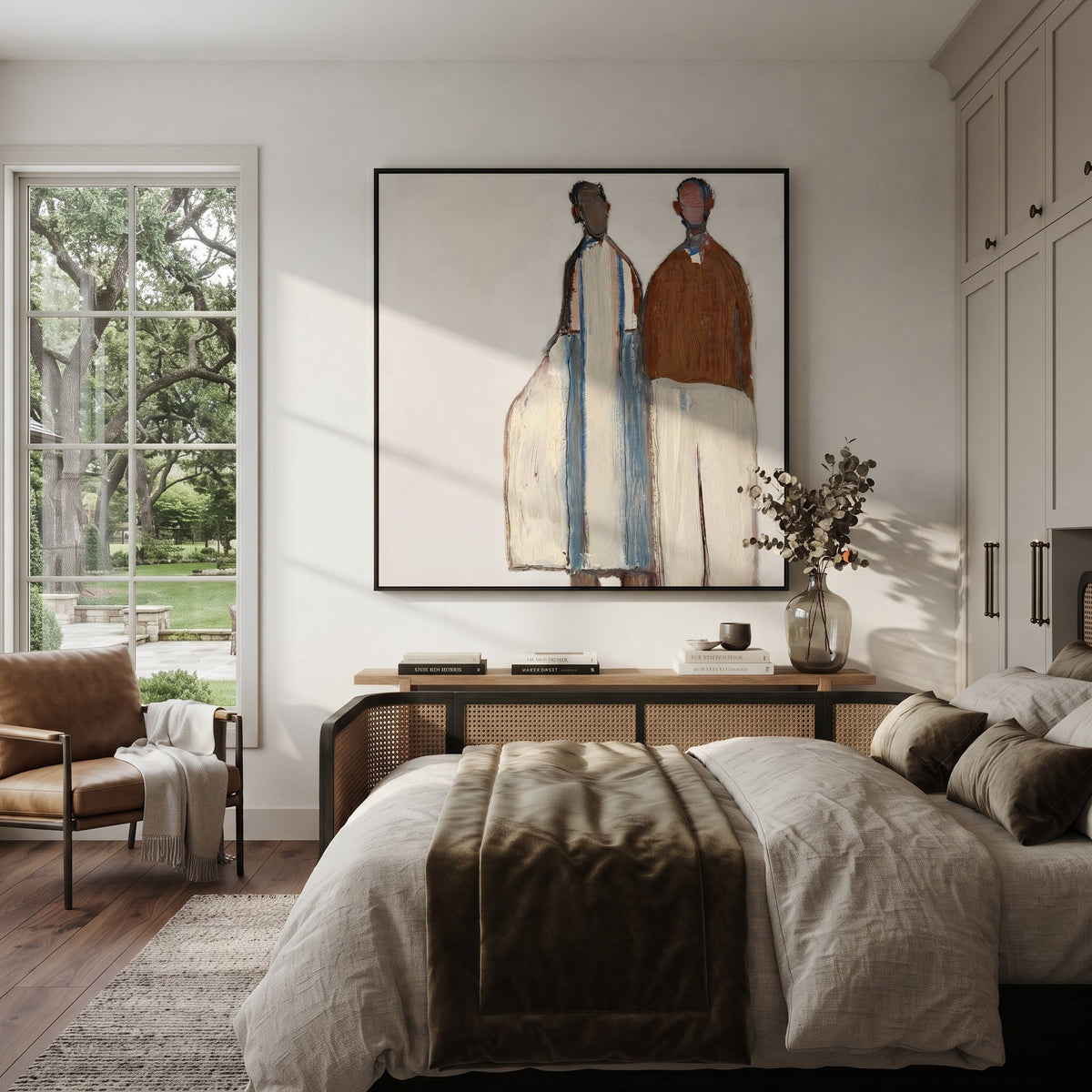 White Forms Hold Distance - Vintage Americana wall art image 4