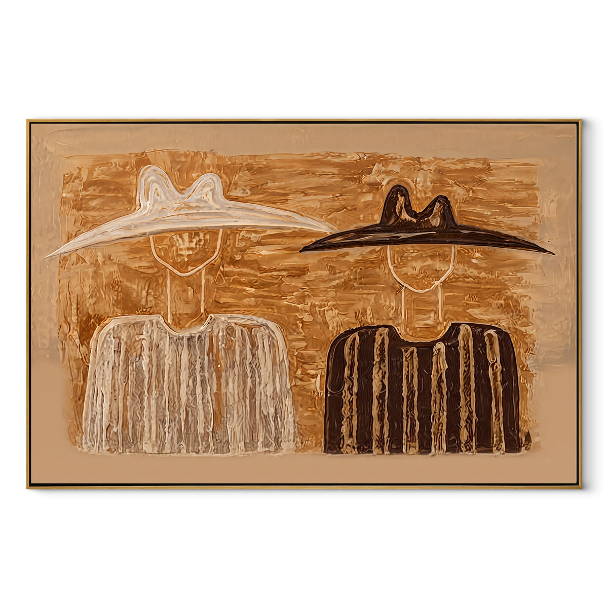 Black Hat Meets Ivory - Vintage Americana wall art image 2