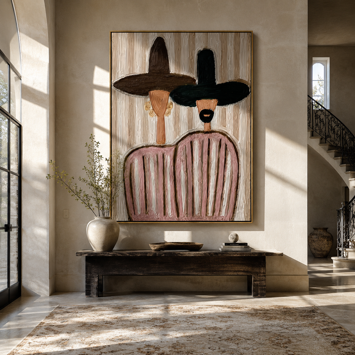 Dark Brims Share Blush - Vintage Americana wall art image 3