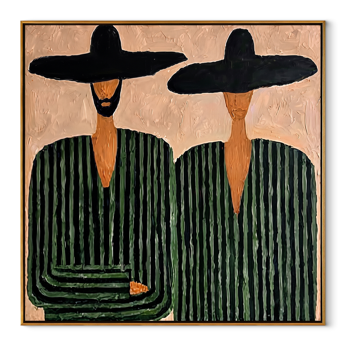 One Beard Breaks Stripes - Vintage Americana wall art image 2