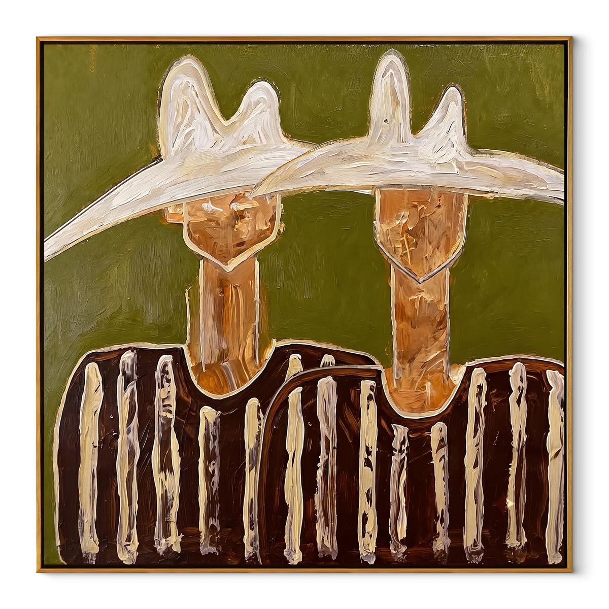 Twin Peaks Crown Stripes - Vintage Americana wall art image 2