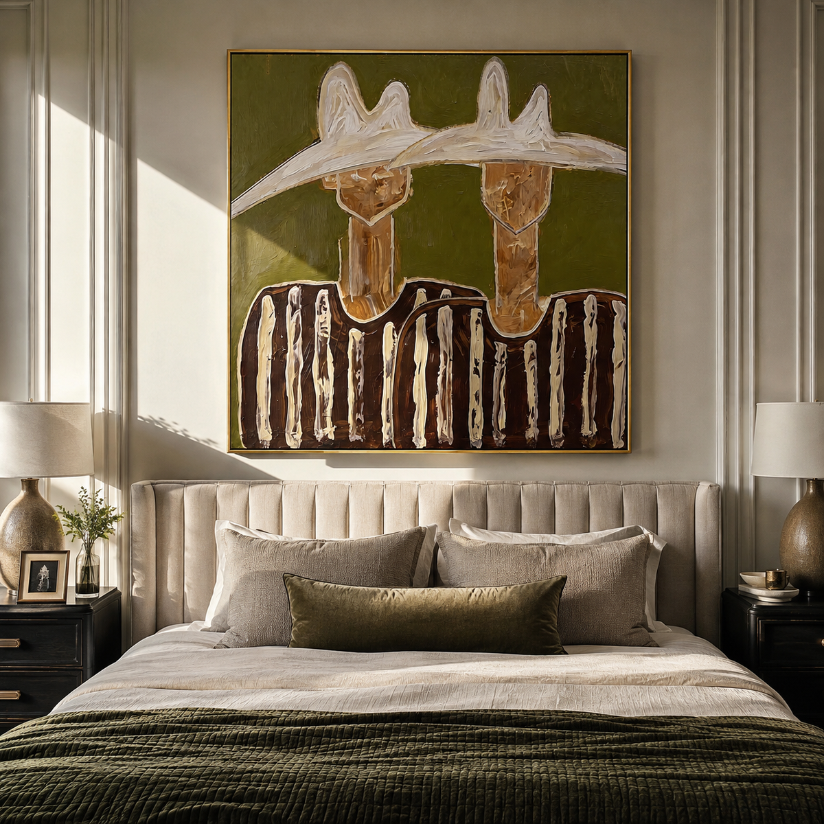 Twin Peaks Crown Stripes - Vintage Americana wall art image 3
