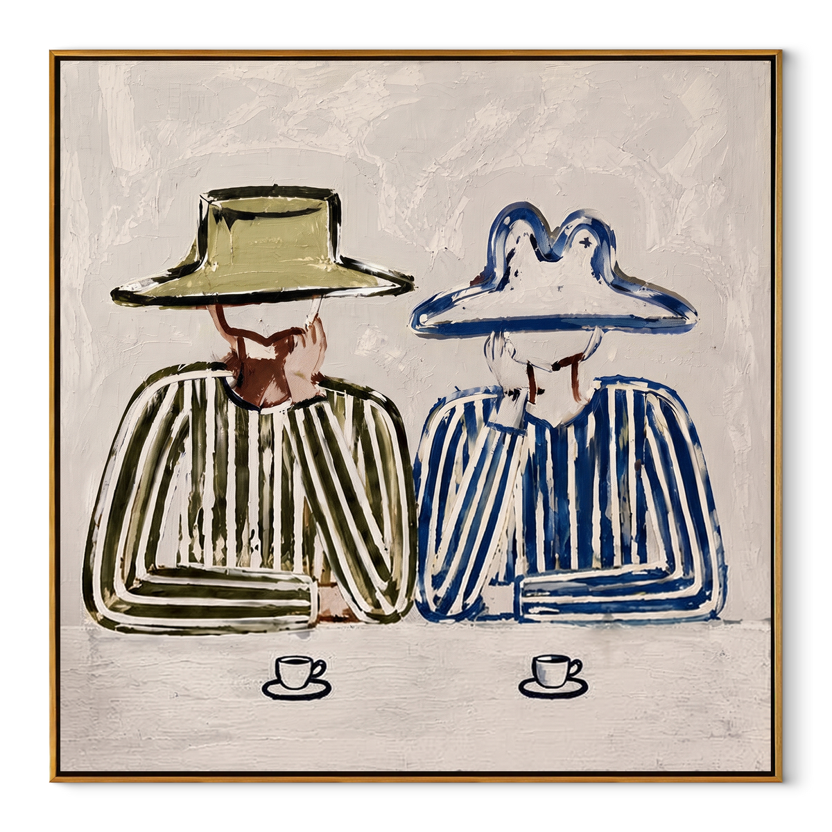 Blue Brim Shares Coffee - Vintage Americana wall art image 2