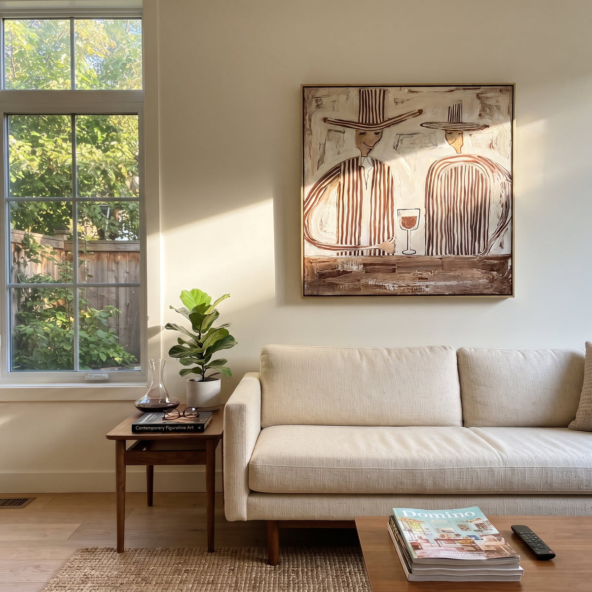 Wine Waits Between Stripes - Vintage Americana wall art image 3