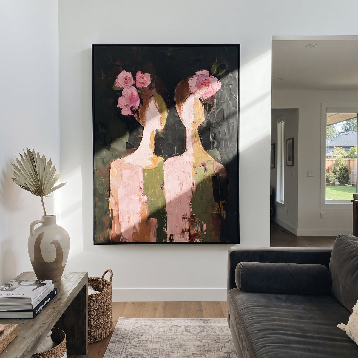 Rose Faces Turn Apart - Vintage Americana wall art image 3