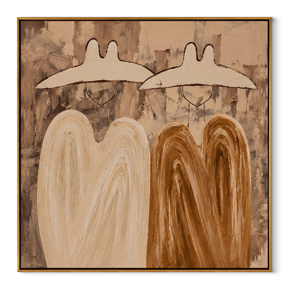 White Hats Melt Earthward - Vintage Americana wall art image 2