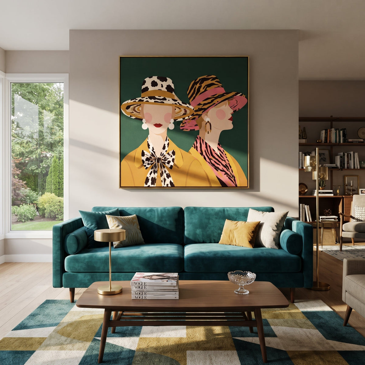 Tiger Stripes Meet Spots - Vintage Americana wall art image 5
