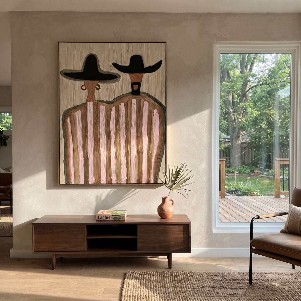 Two Hats Guard Blush - Vintage Americana wall art image 4