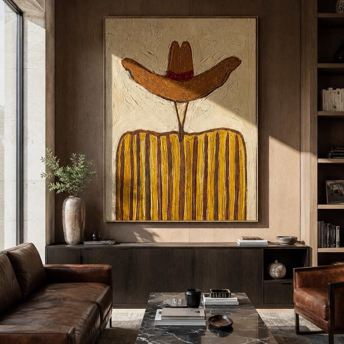 Rust Brim Guards Ochre - Vintage Americana wall art image 4