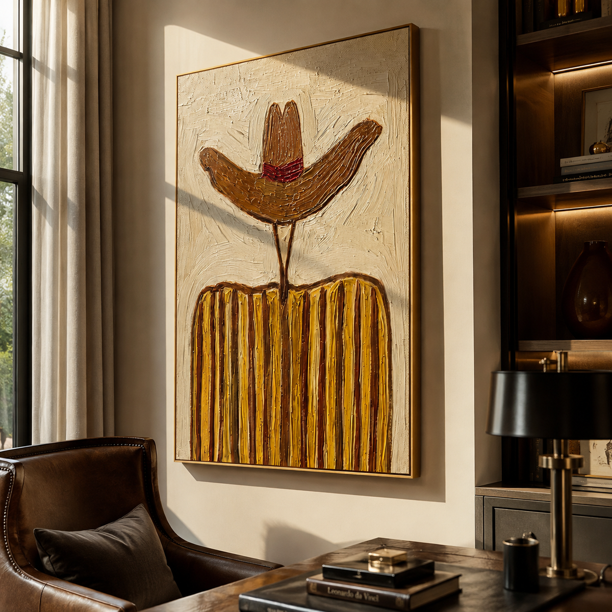 Rust Brim Guards Ochre - Vintage Americana wall art image 5