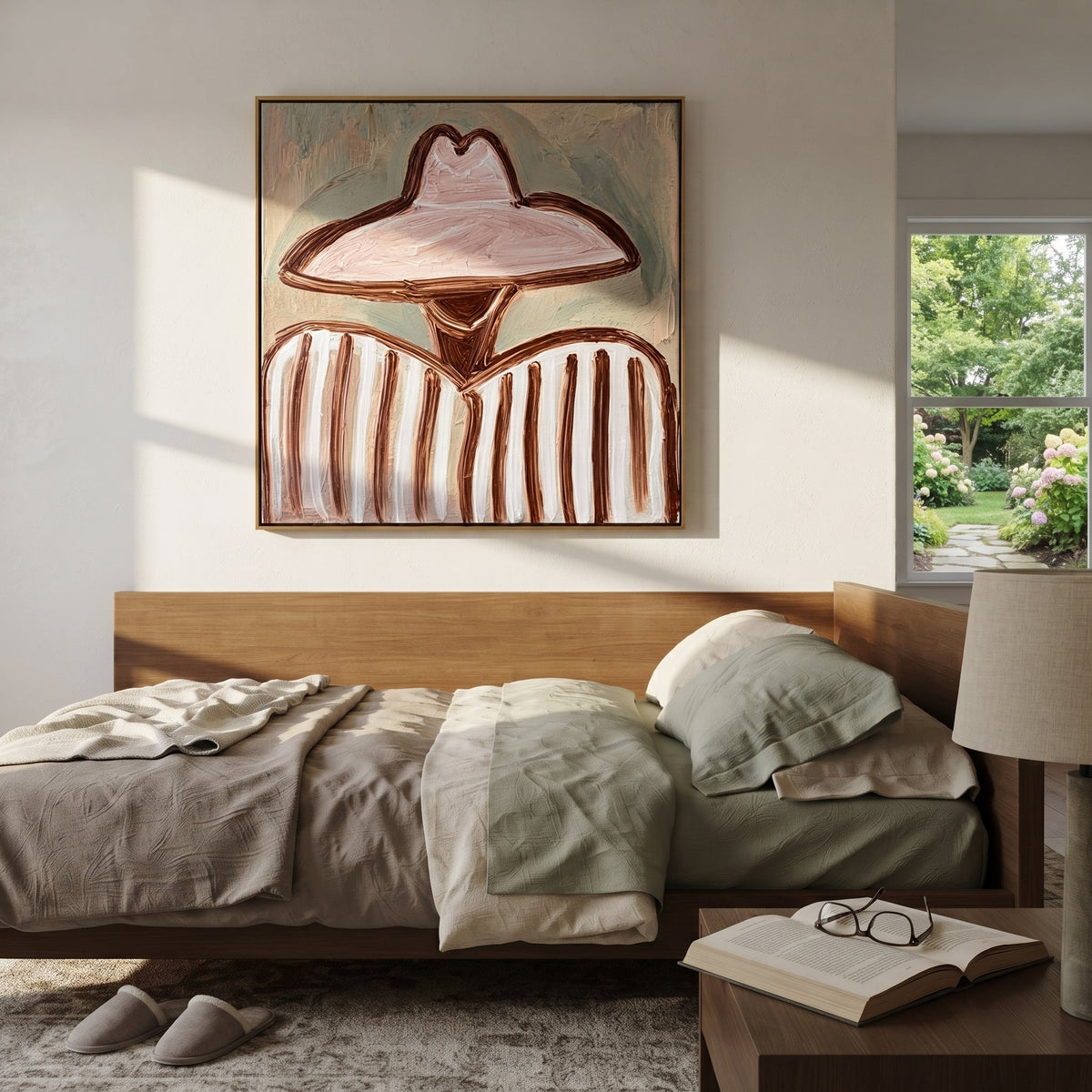 Pink Brim Softens Lines - Vintage Americana wall art image 6