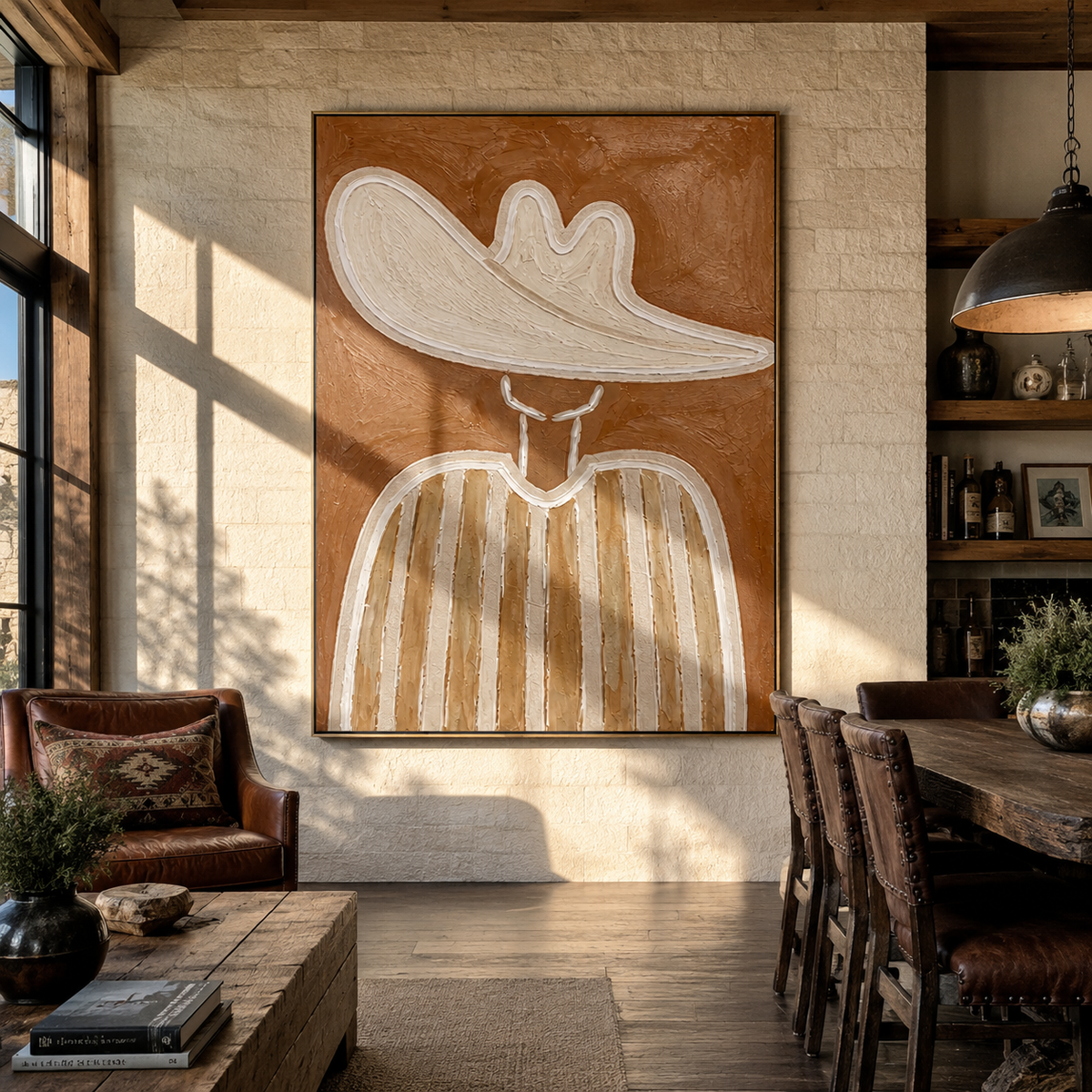 White Wave Tilts Earthward - Vintage Americana wall art image 1