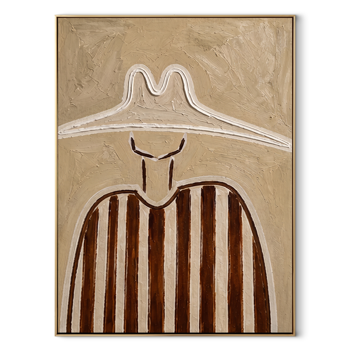 Chalk Peaks Guard Umber - Vintage Americana wall art image 2