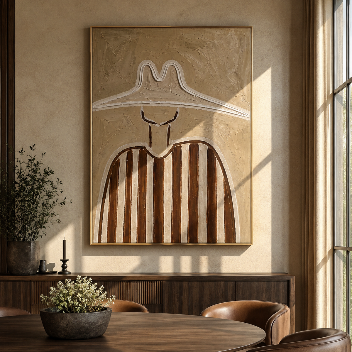Chalk Peaks Guard Umber - Vintage Americana wall art image 6