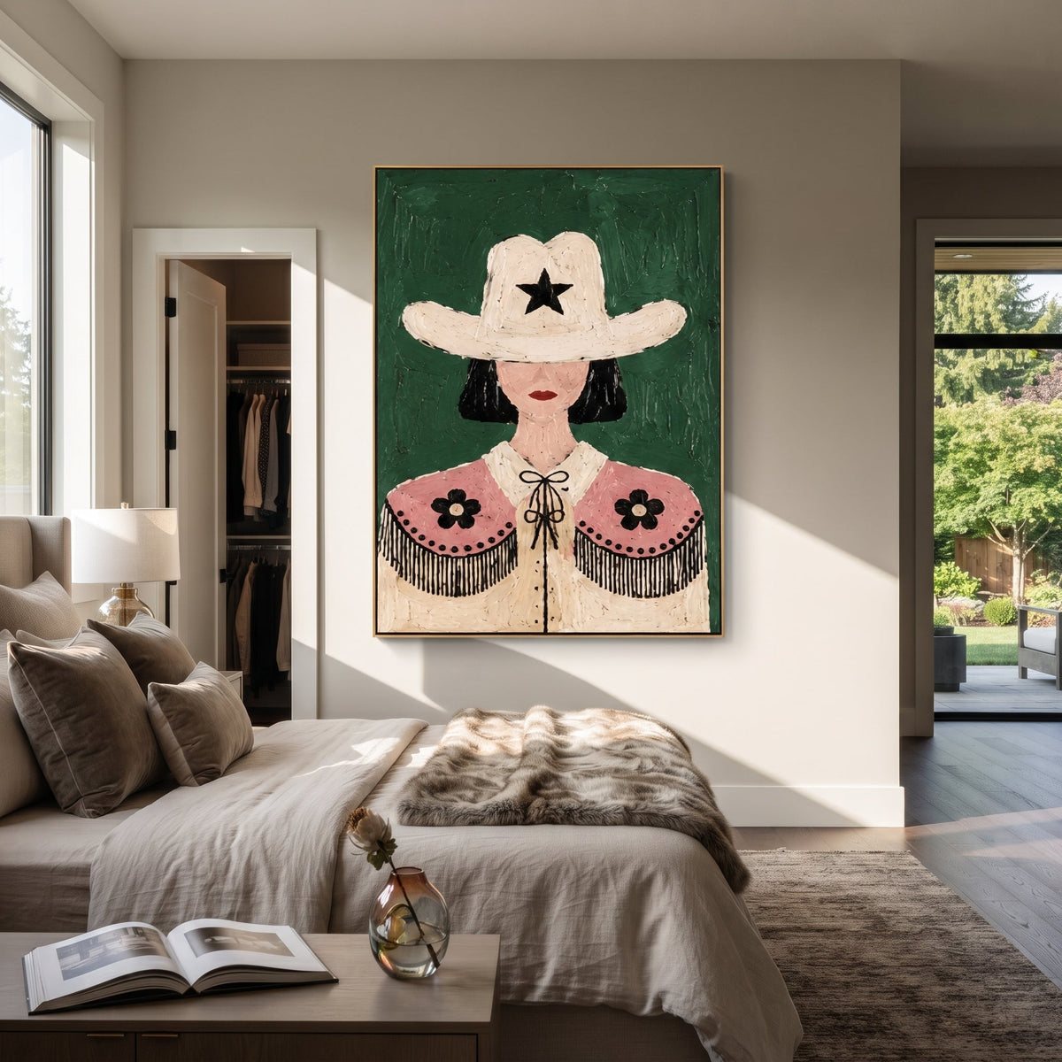 Lone Star Frames Flowers - Vintage Americana wall art image 6
