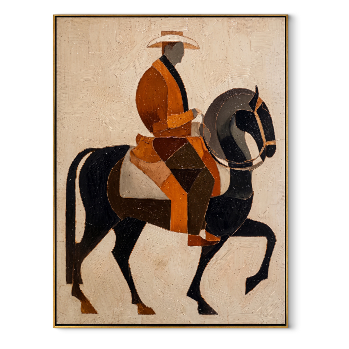 Amber Rider Lifts Black - Vintage Americana wall art image 2