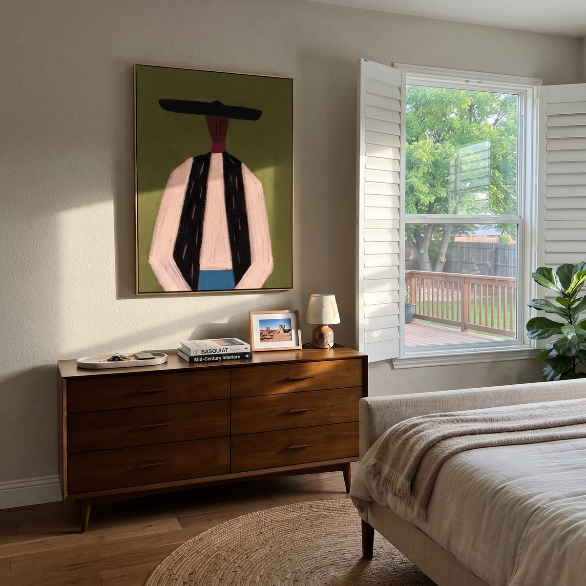 Black Bar Meets Linen - Vintage Americana wall art image 4