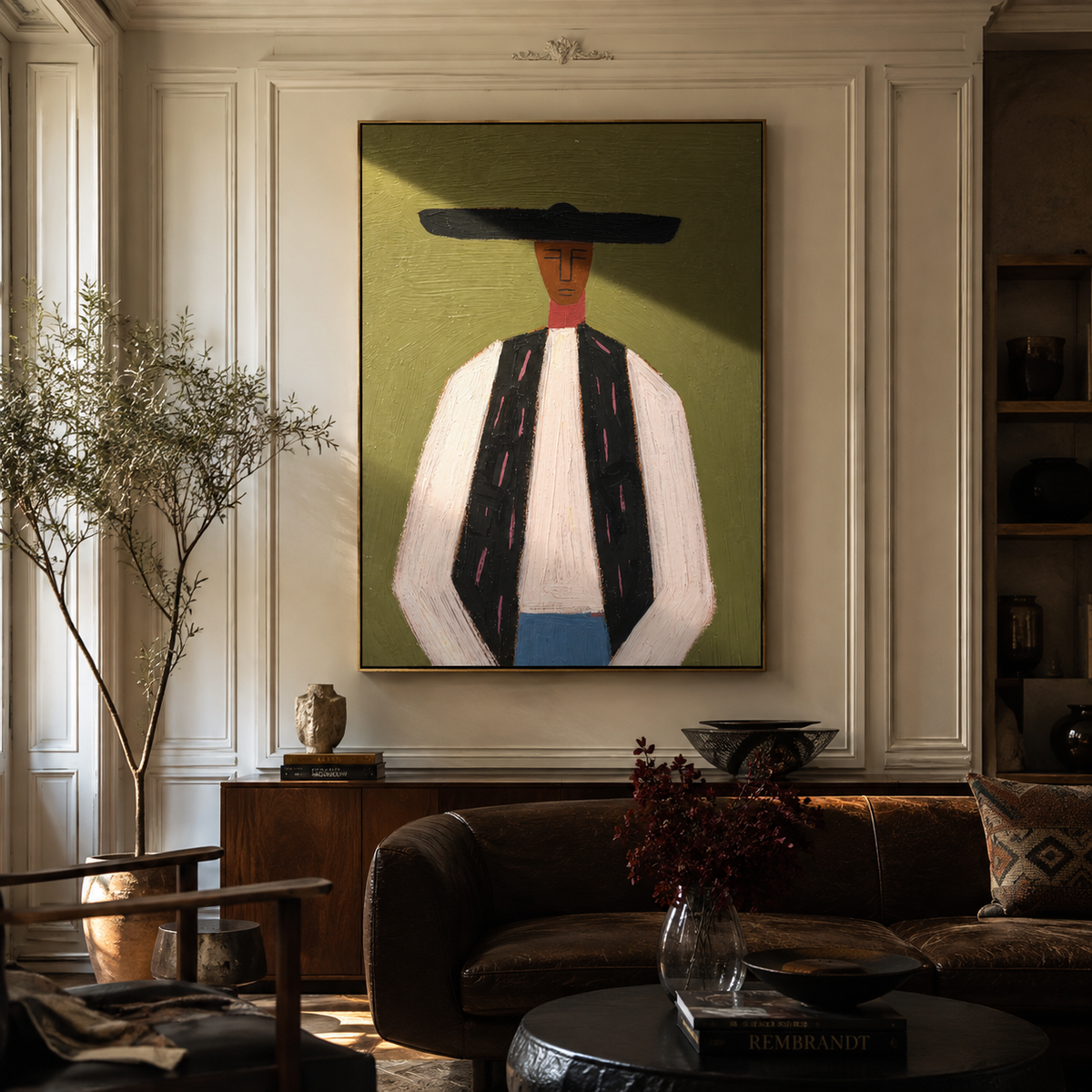 Black Bar Meets Linen - Vintage Americana wall art image 6