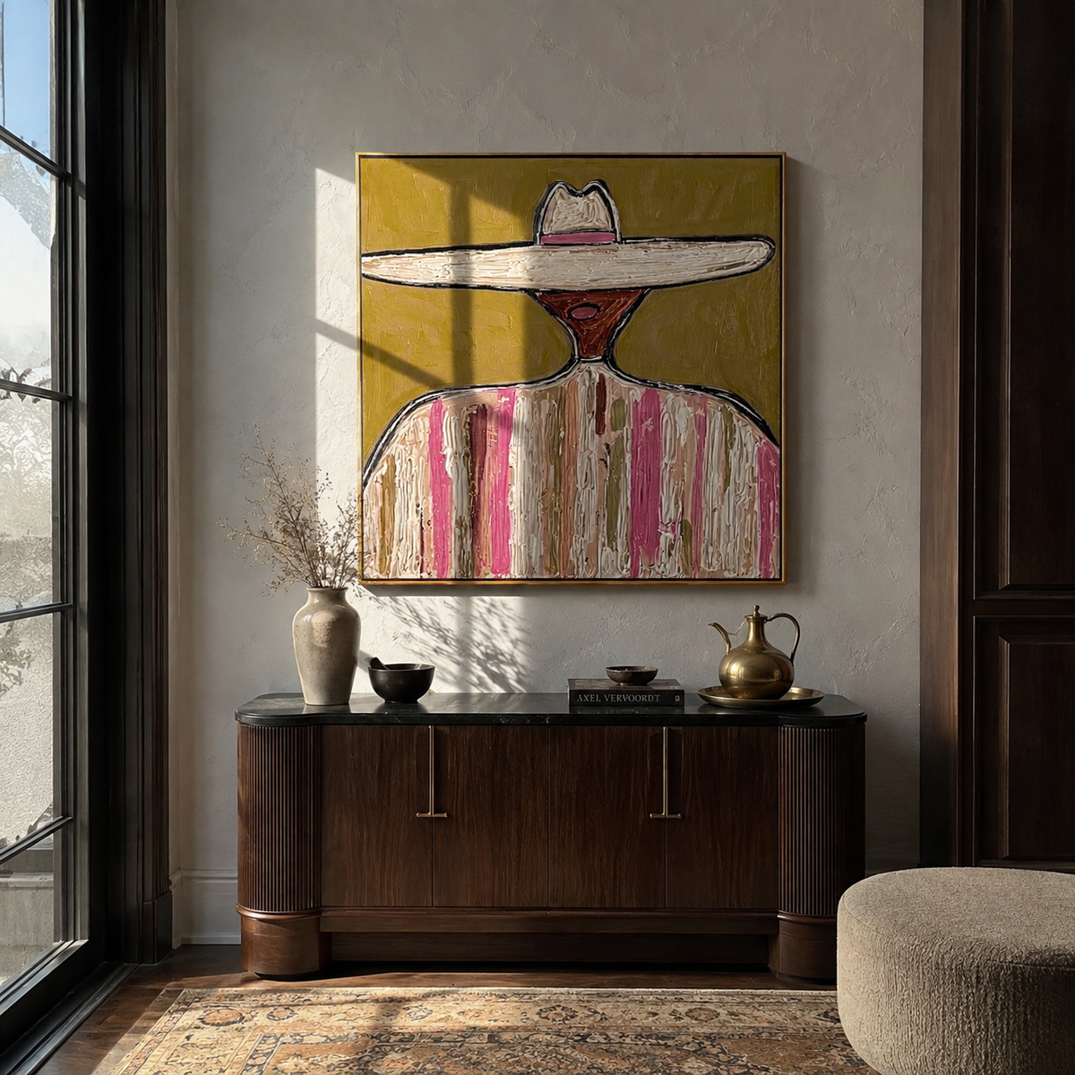 Pale Brim Rings Rose - Vintage Americana wall art image 3