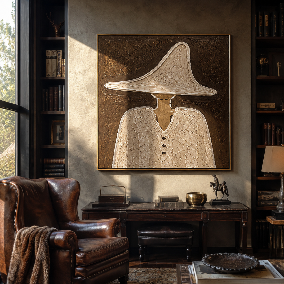 White Peak Holds Buttons - Vintage Americana wall art image 4