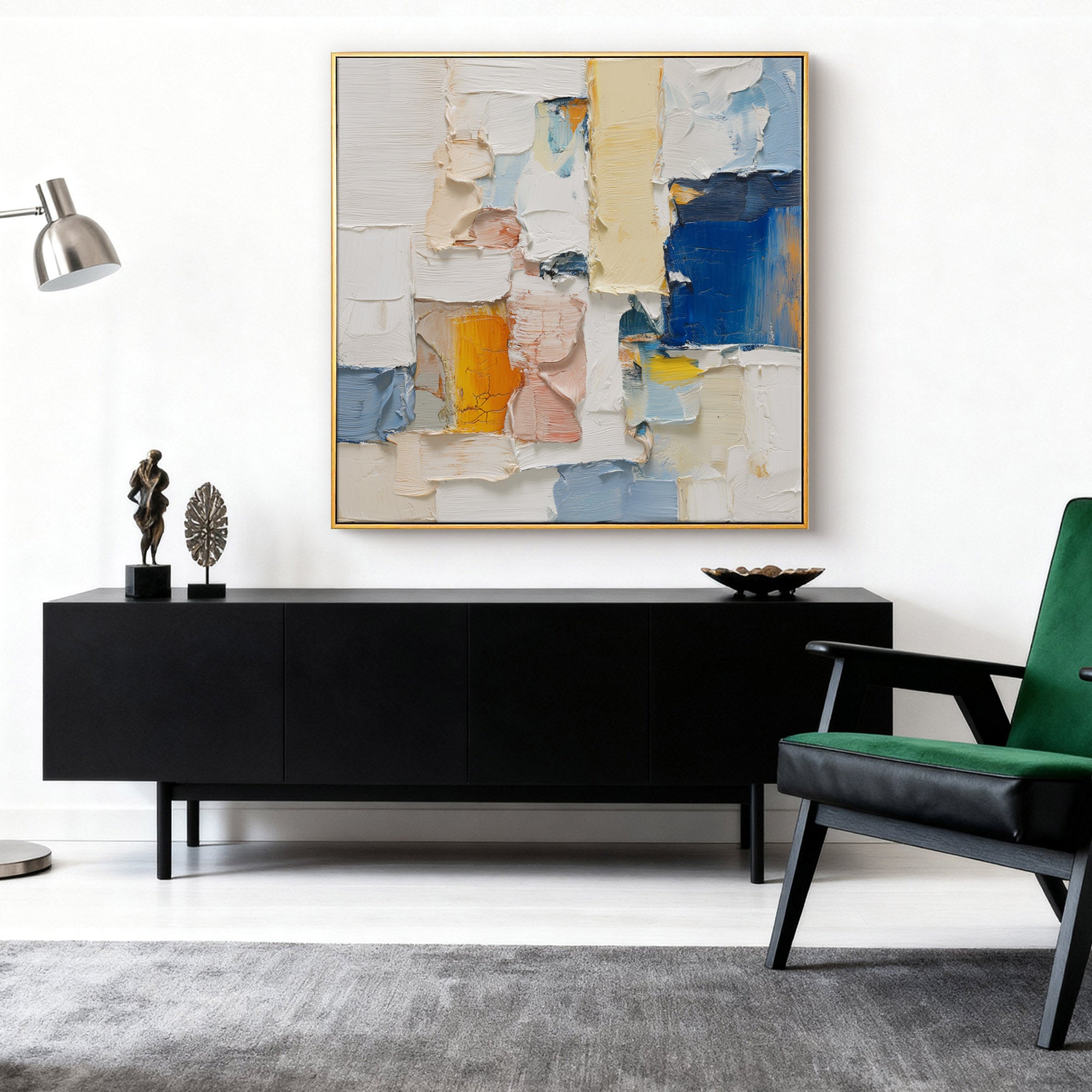 Abstract Canvas Art #YK013