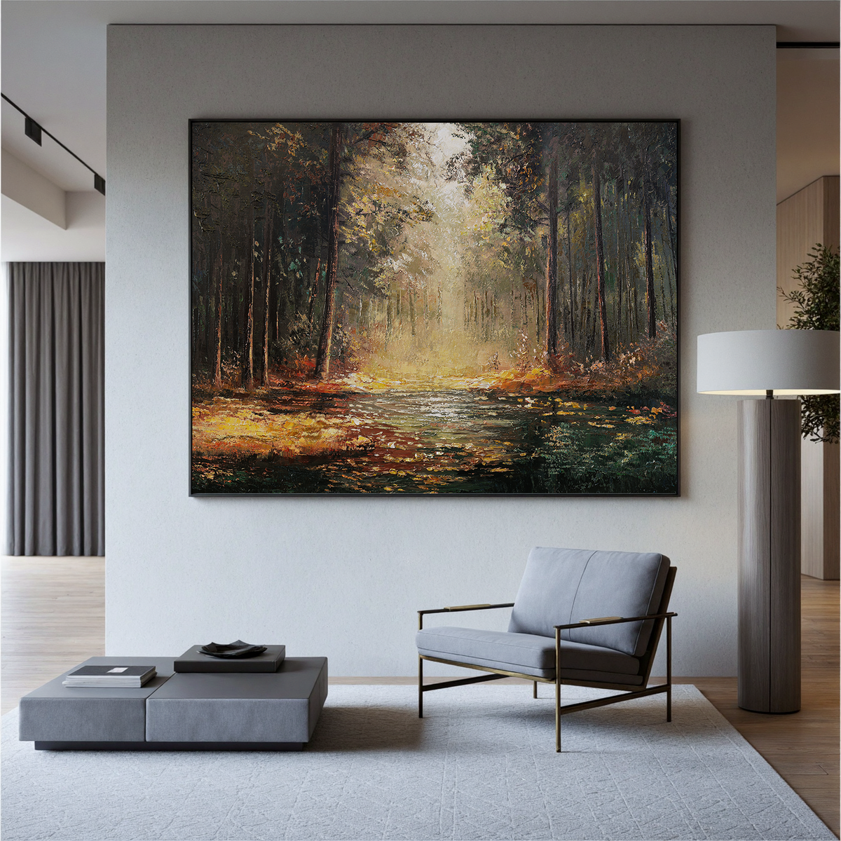 "Mocha Bloom" - 3D Heavy Impasto Botanical | Brown Botanical Art Statement Art