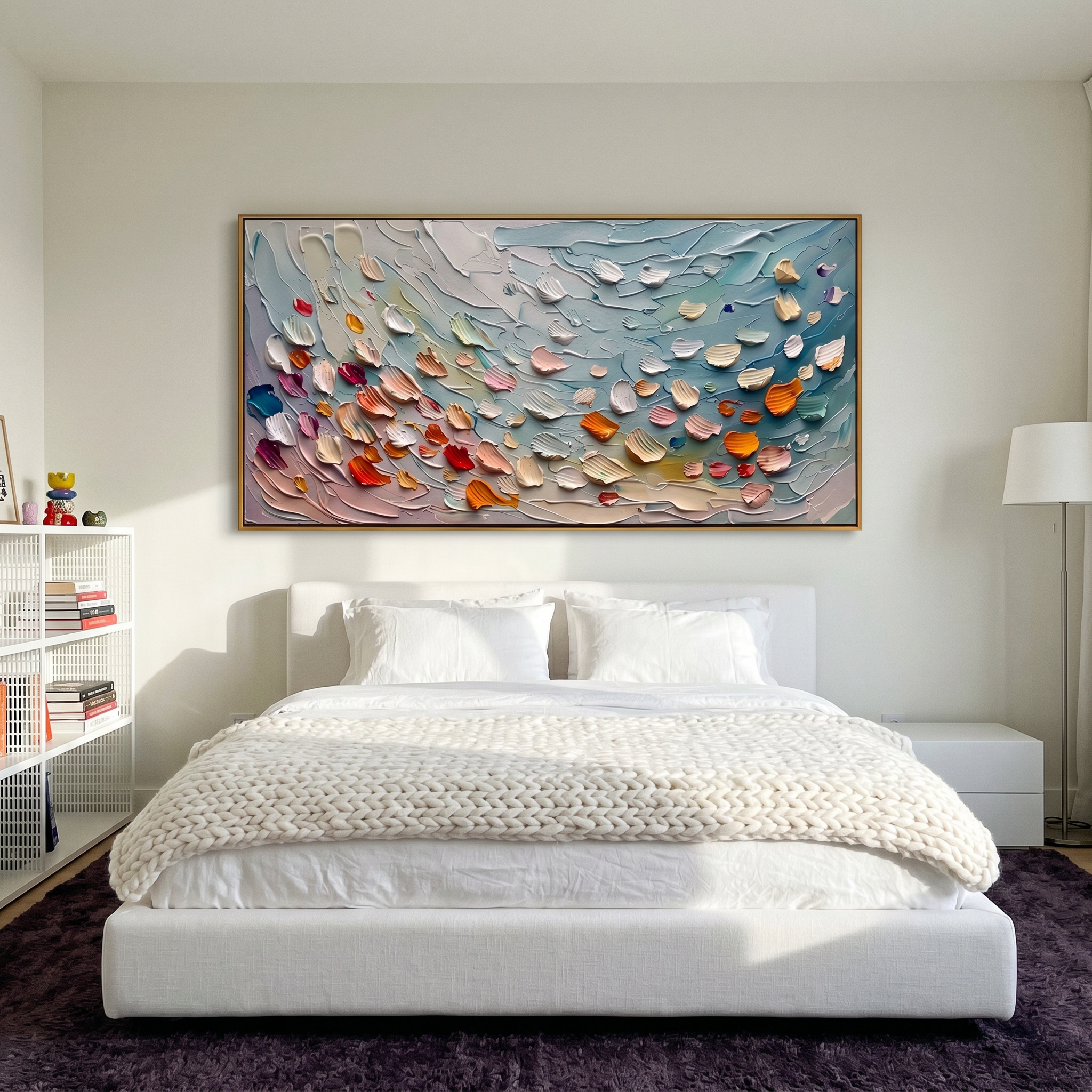 "Ancient Rhythm" – Heavy Impasto Earth-Tone Abstract Painting | Modern Dining Room Statement Art