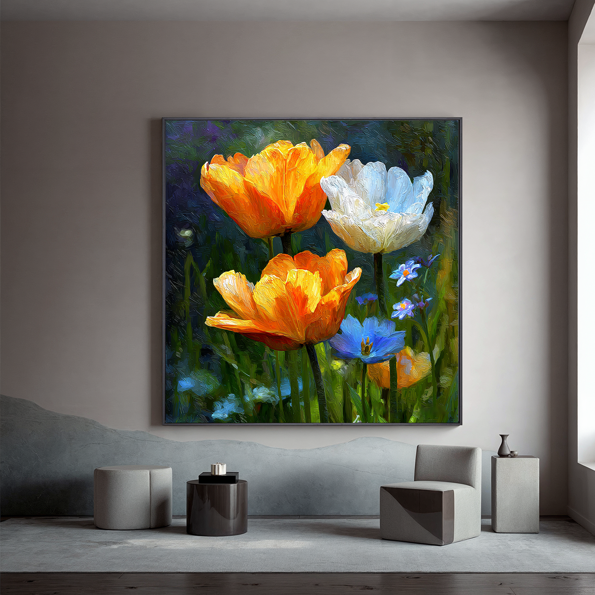 Flower & Tree Art #YK508