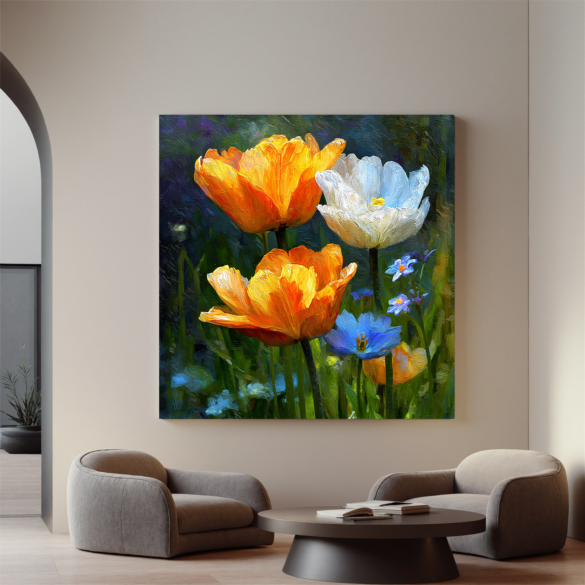 Flower & Tree Art #YK508