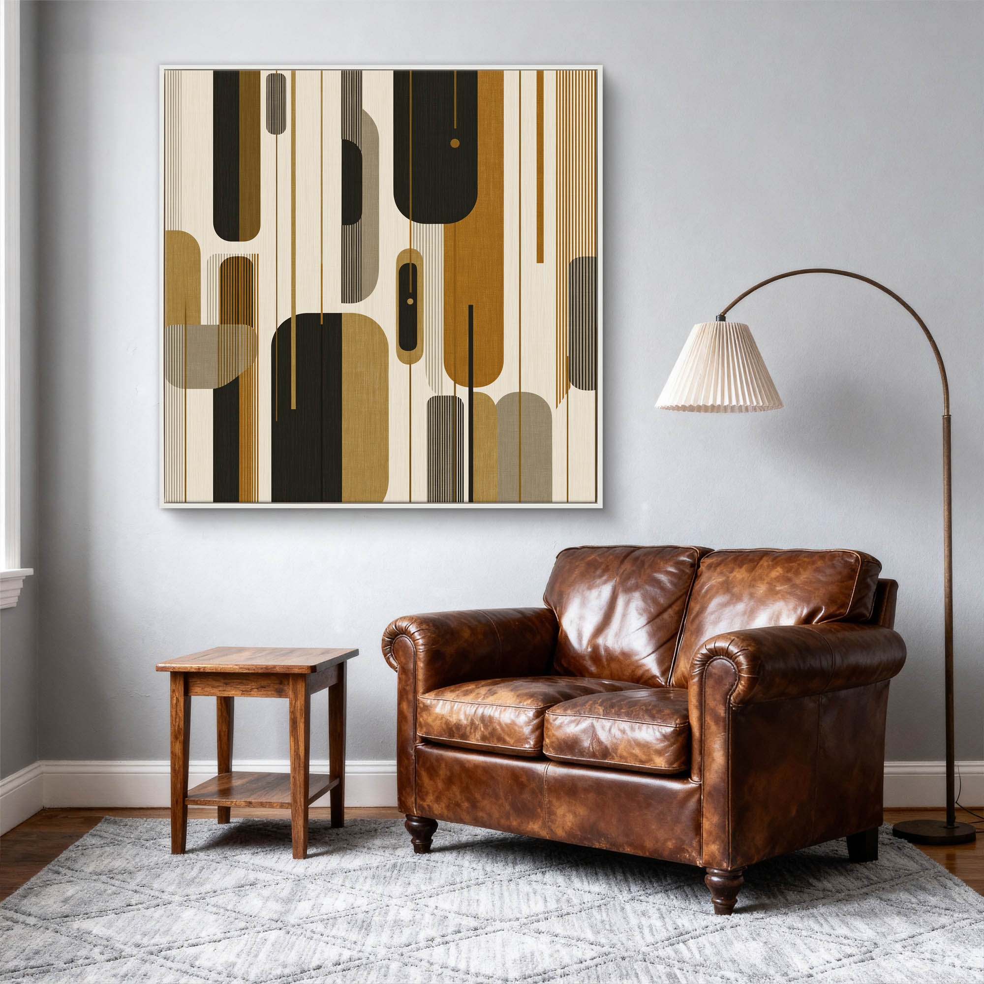 Abstract Canvas Art #YK014