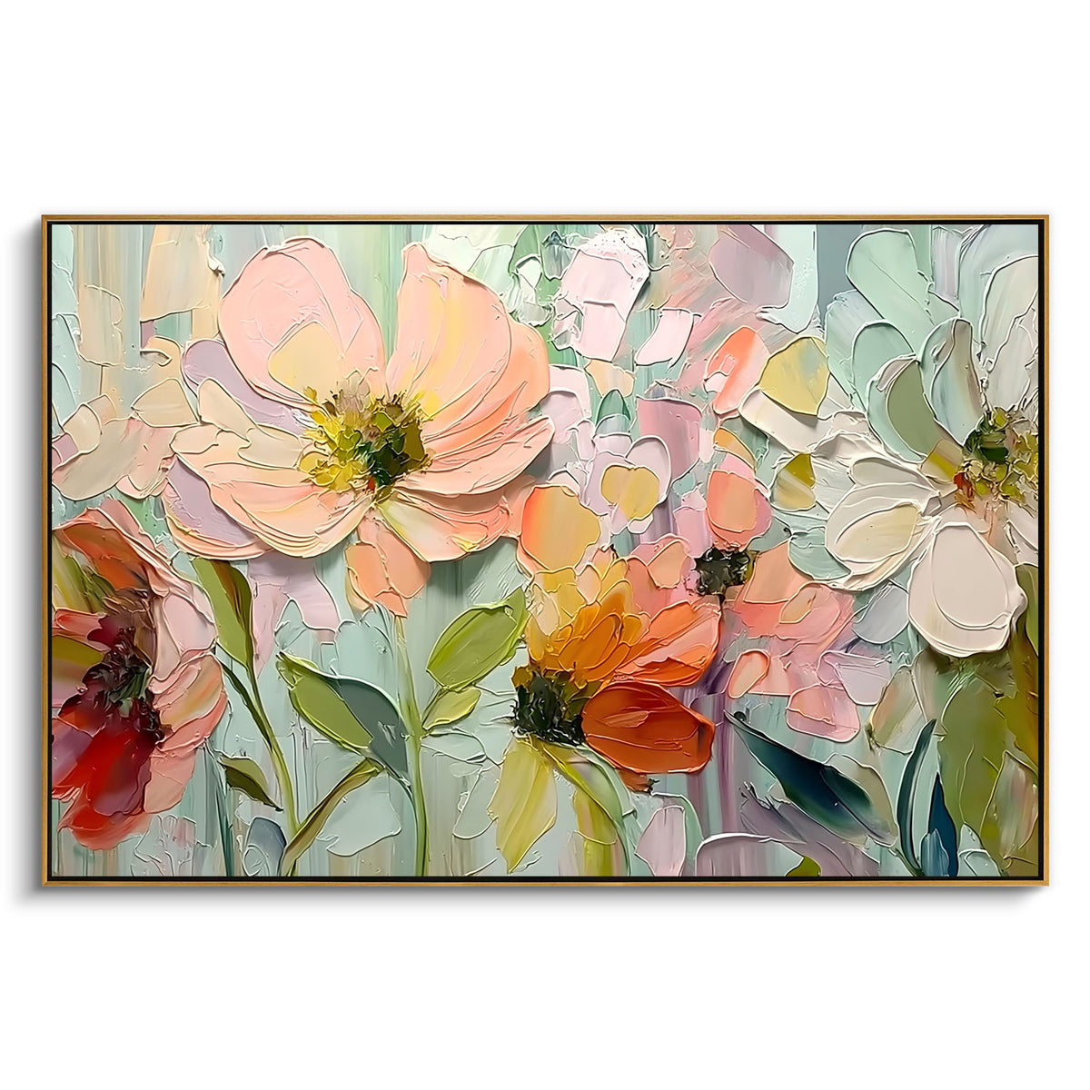 "Cream Haze" - 3D Heavy Impasto Plaster Relief | Beige Plaster Texture Statement Art