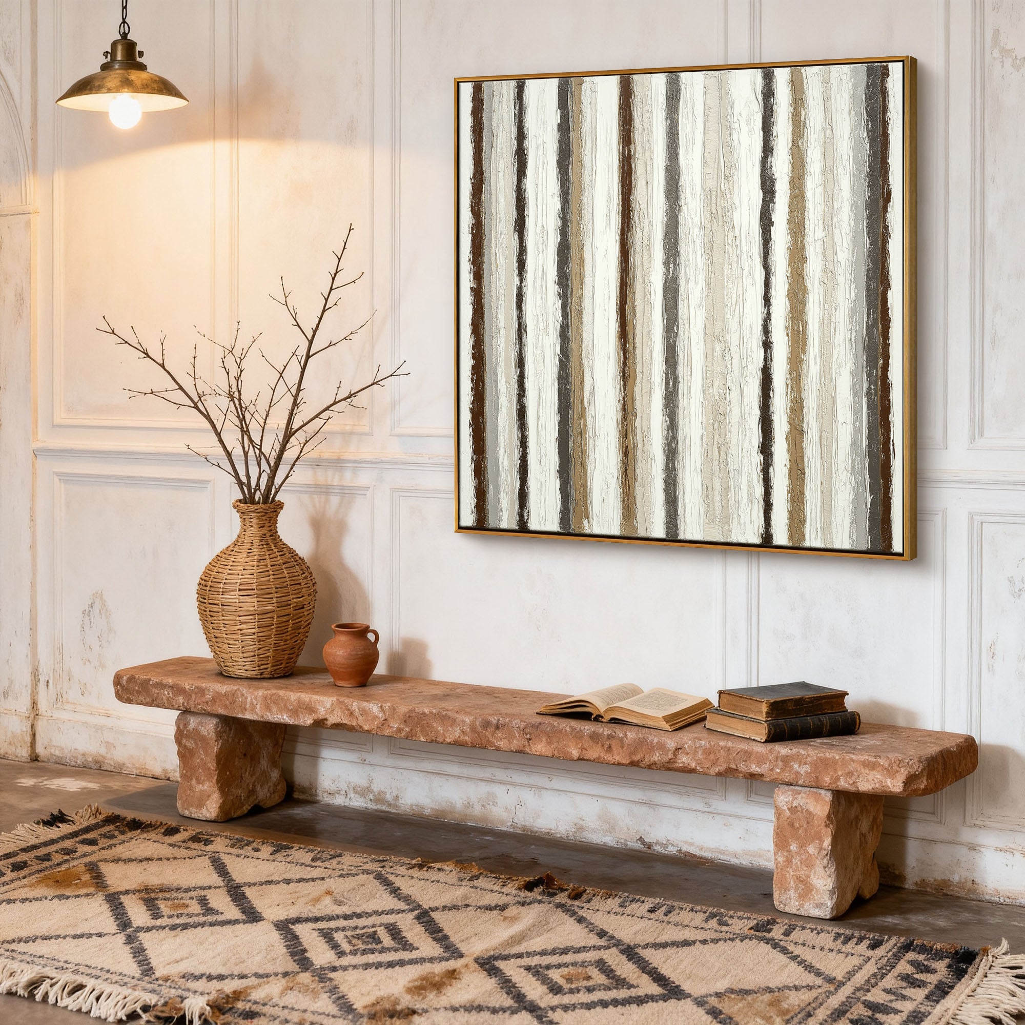 Abstract Canvas Art #YK004