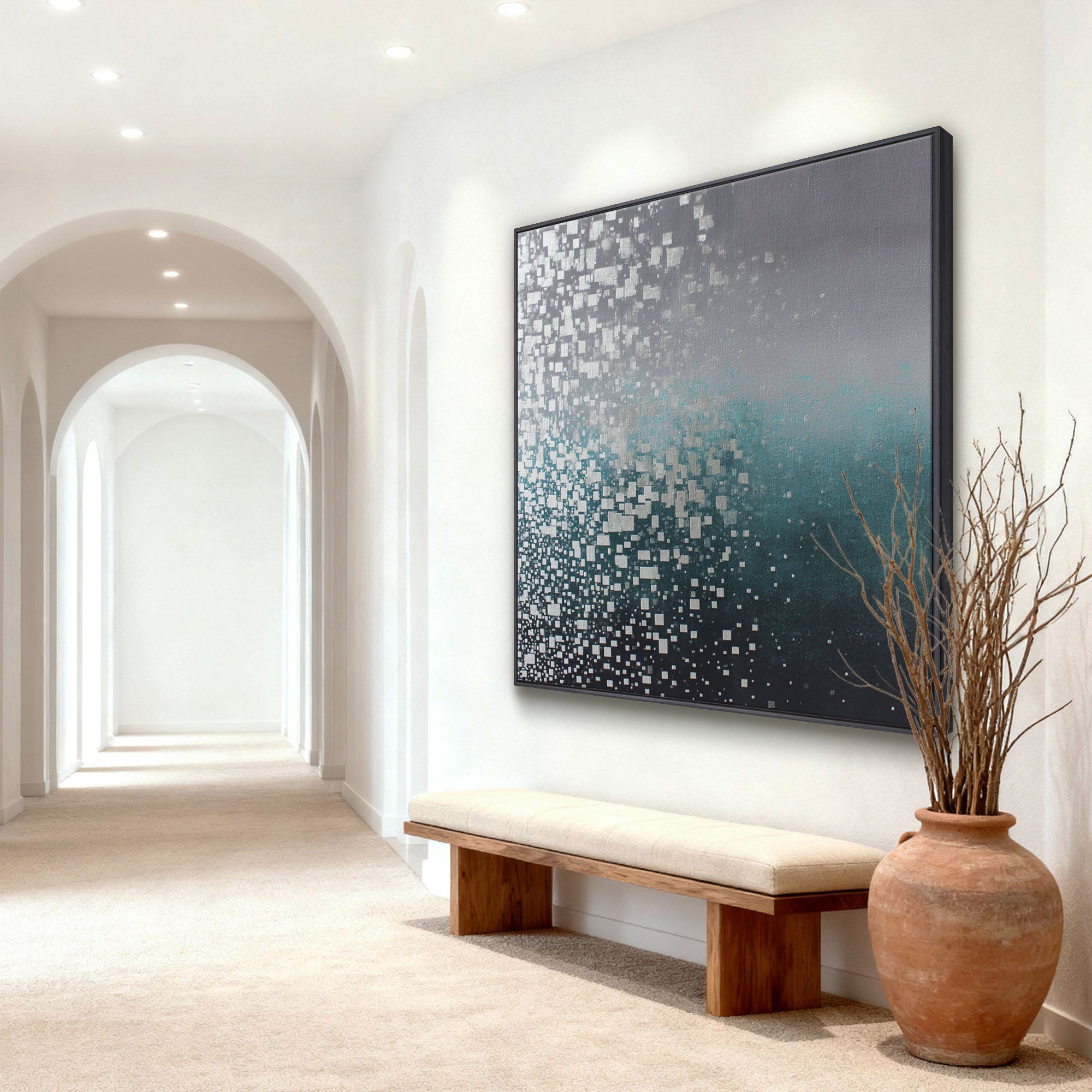 Abstract Canvas Art #YK009