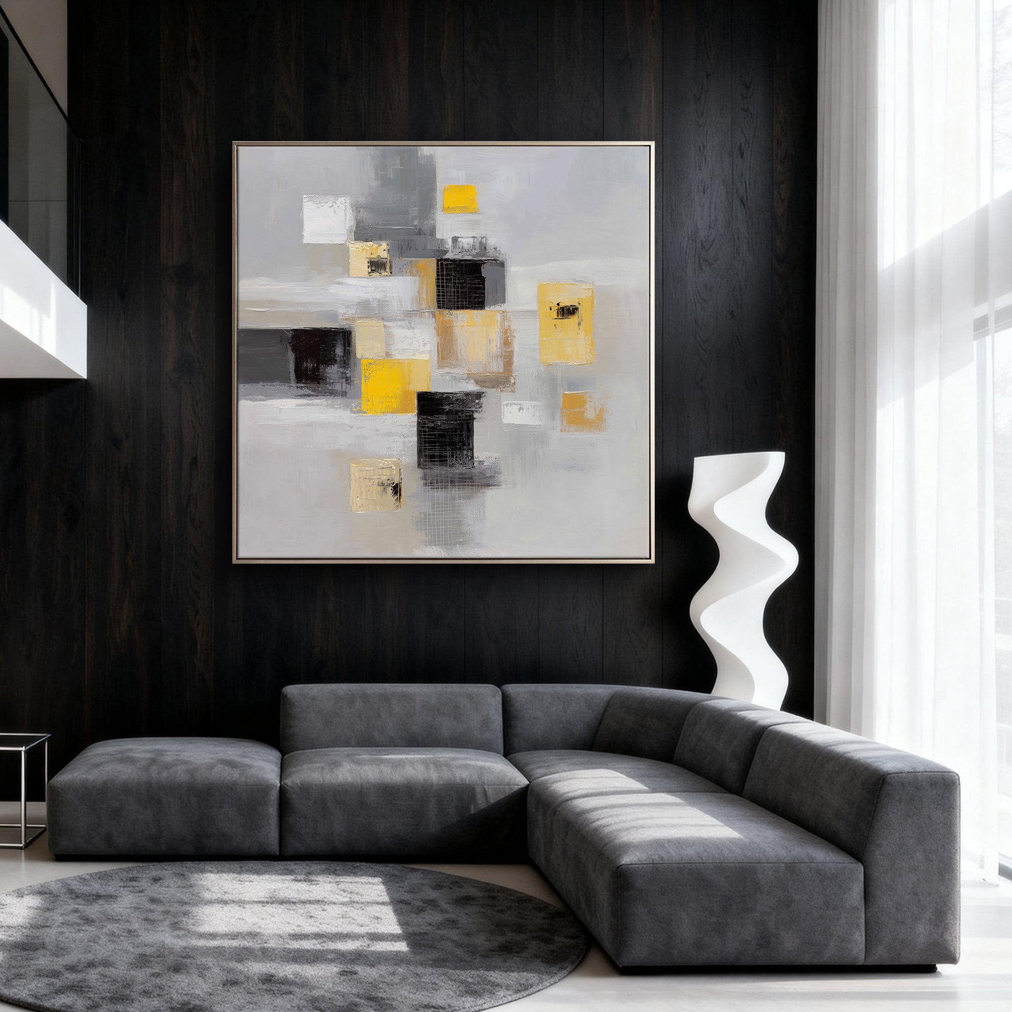 Abstract Canvas Art #YK021