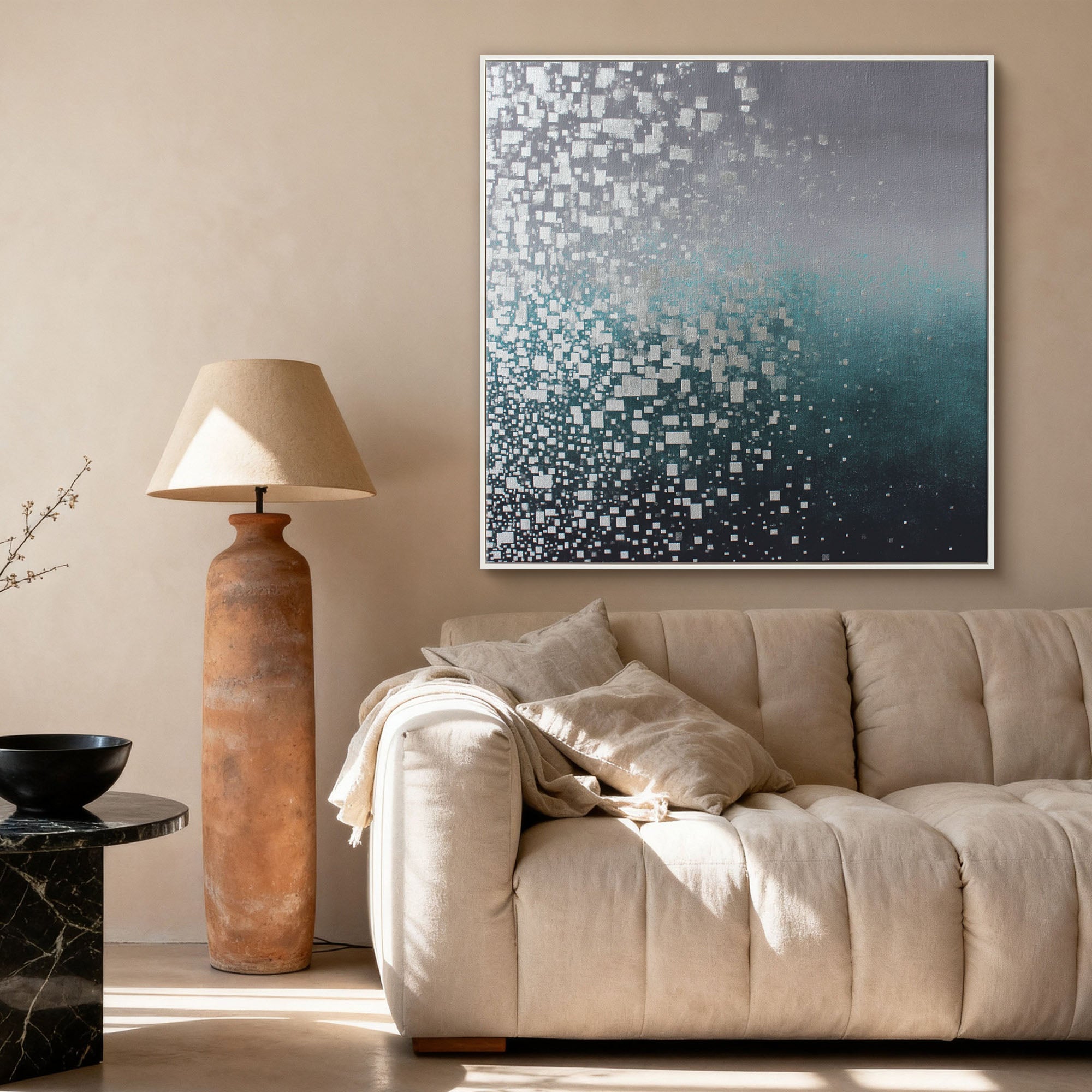 Abstract Canvas Art #YK009