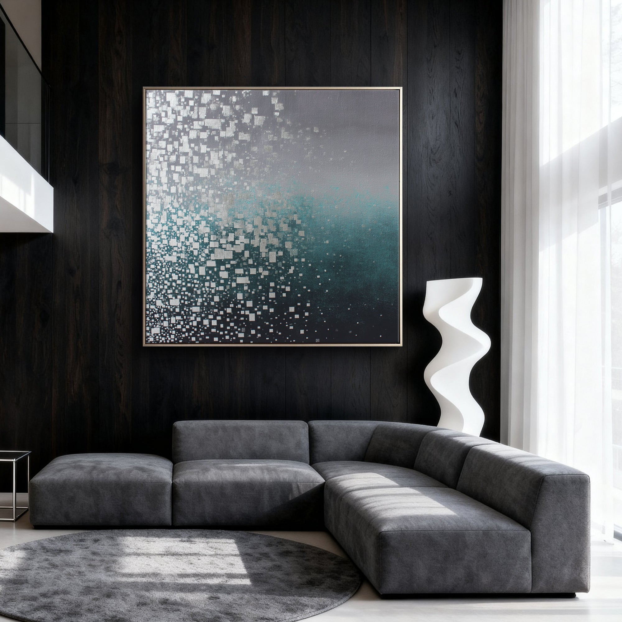 Abstract Canvas Art #YK009