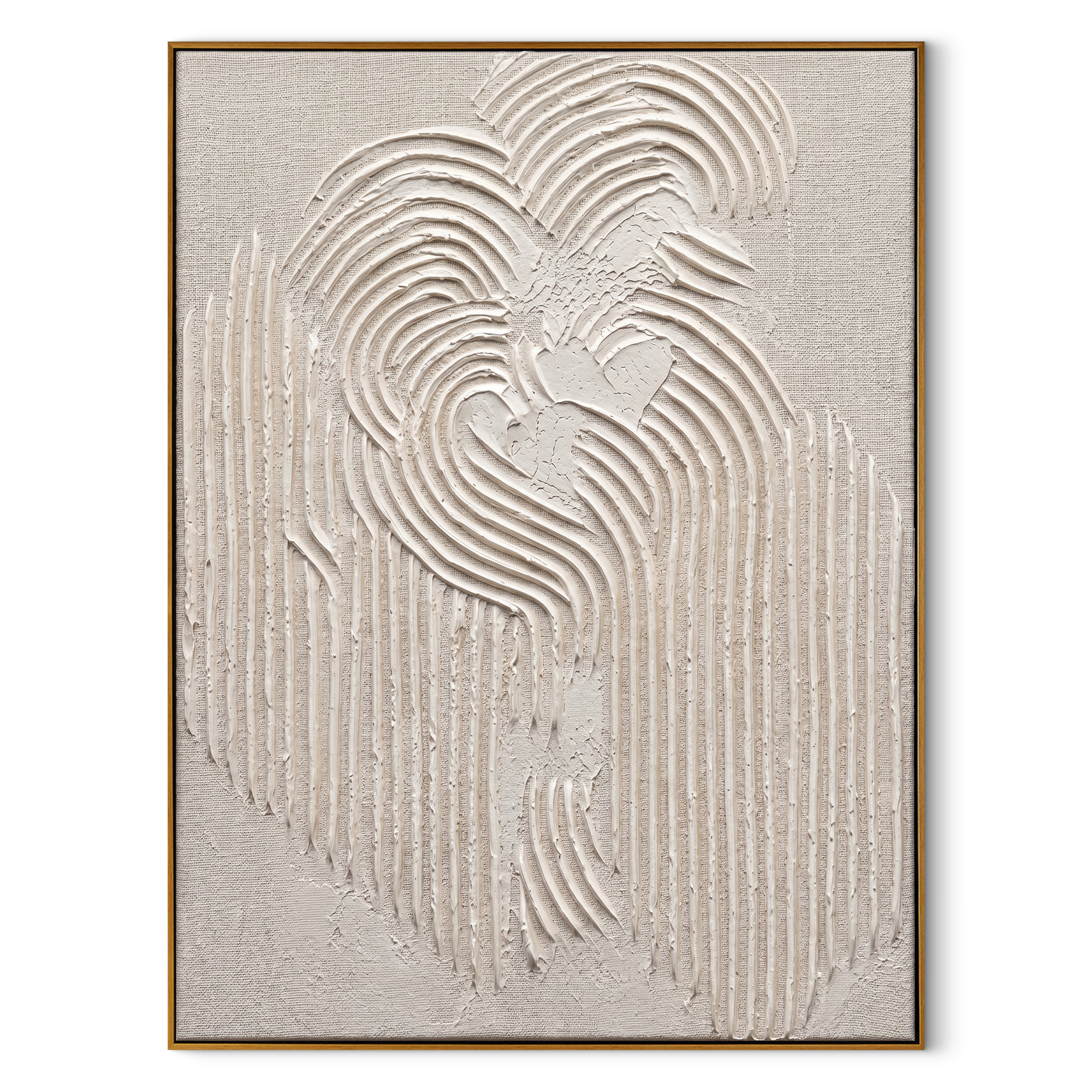 "Radiant Bloom" – Minimalist 3D White Flower Impasto Canvas | Sophisticated Entrance Art