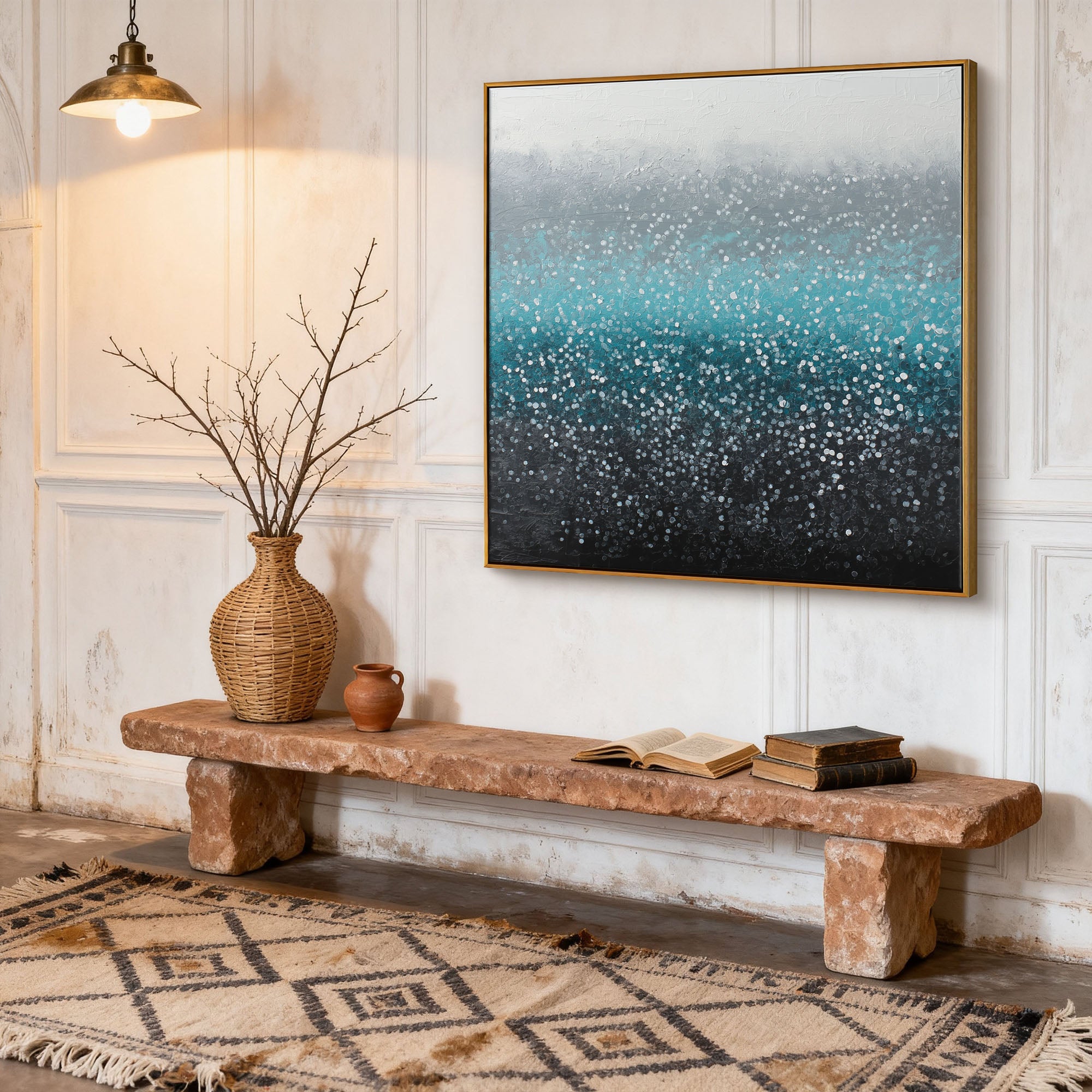 Abstract Canvas Art #YK008