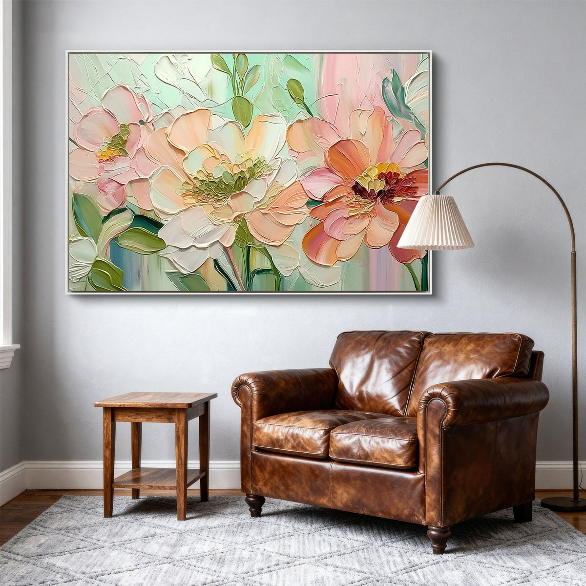 "Cream Haze" - 3D Heavy Impasto Plaster Relief | Beige Plaster Texture Statement Art